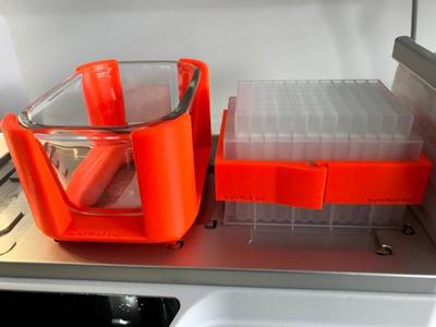 Integra Vialab Assist Plus decor glass container holder