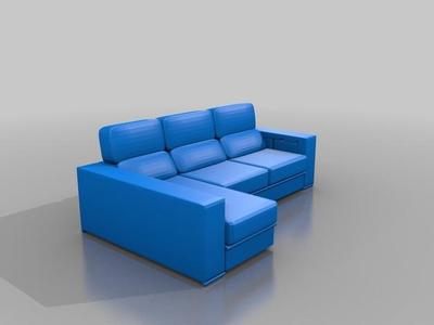 maqueta sofa