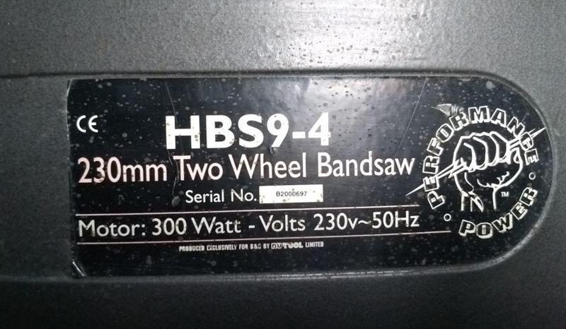 HBS9-4 Bandsaw replacement repair parts
