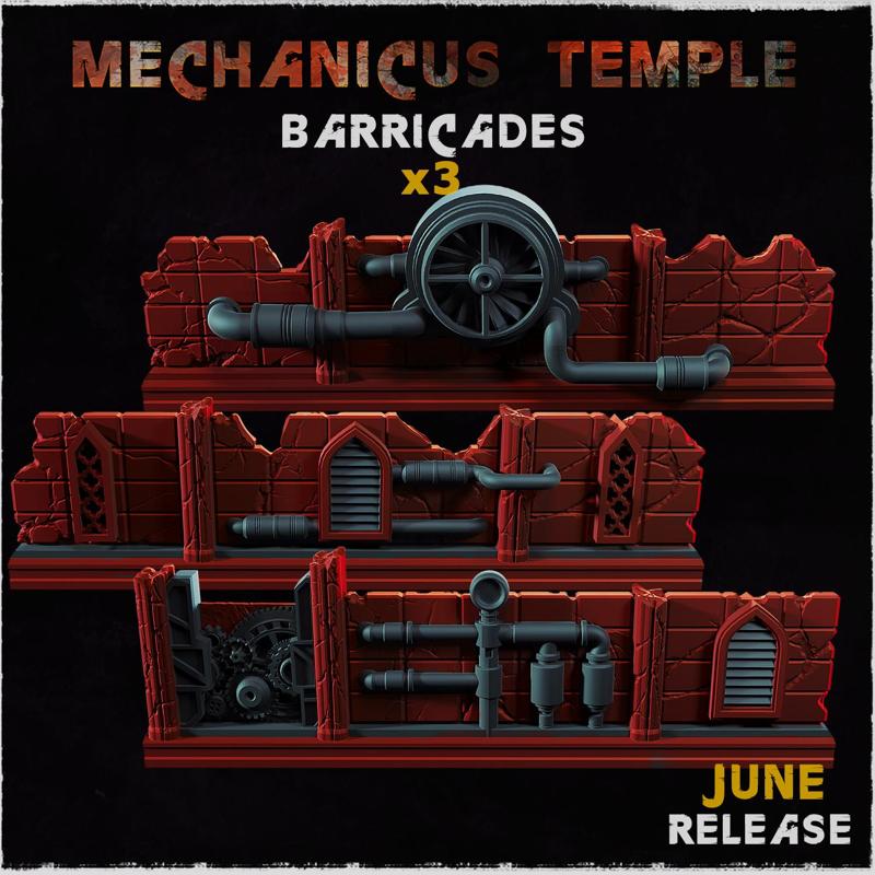 Barricades - Mechanicus Temple
