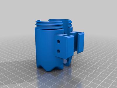 Dog poop bag container
