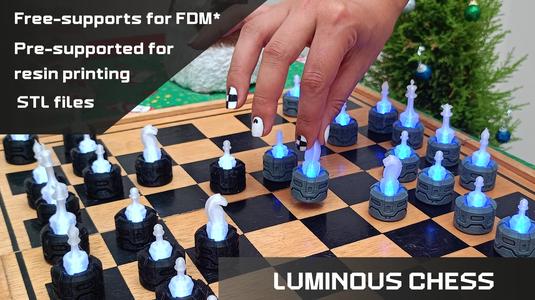 Luminous chess (Personal use)