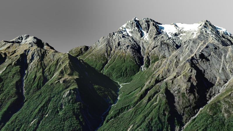 Mountain The Butler Range New Zealand