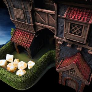 Middle-Age Fantasy Dice Tower [Merchant L/T]