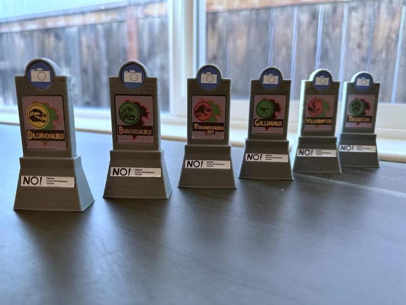 Jurassic Park Hammond Collection Paddock Sign