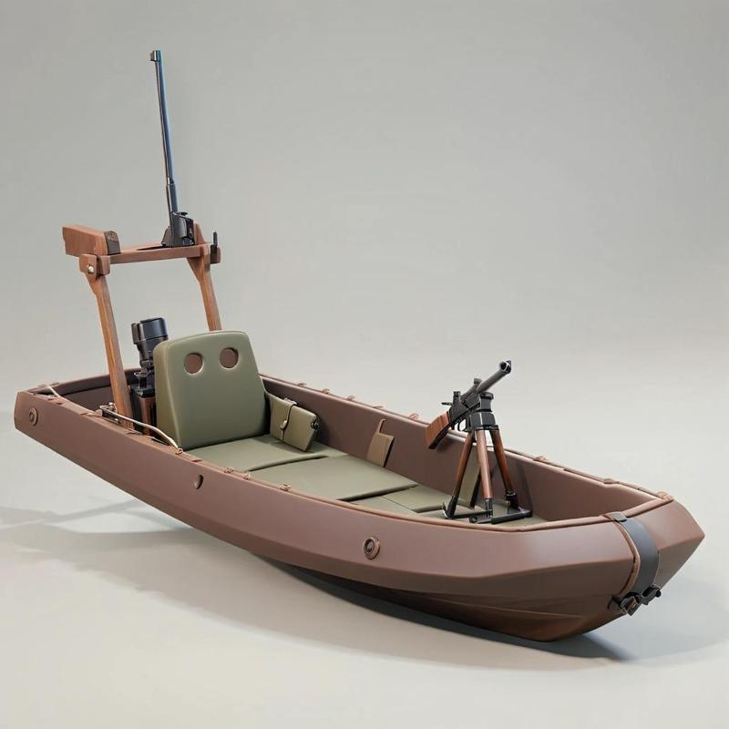 Military Patrol Boat 3D Model STL Printable