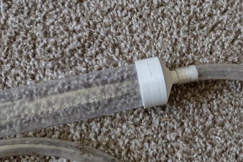 Aquarium Siphon Adapter 1in PVC