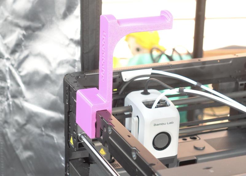 No bolt / Easy mount / Upper spool holder for bambulab P1P