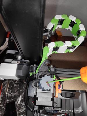 Ender 3 S1 Pro rear Chain connector TechRex