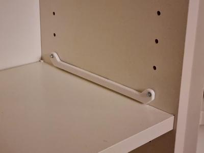 Child safety shelf lock for IKEA Billy