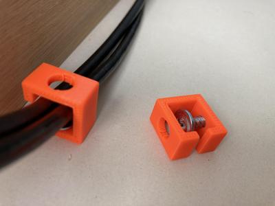 Cable organizer under your desk