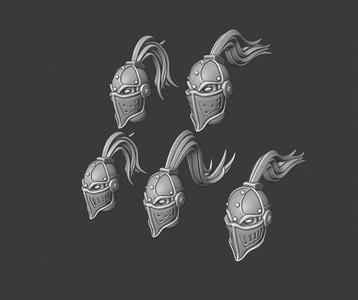 Helmets for Quiet Female Warriors