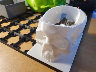 Gridfinity Realistic Skull Bowl