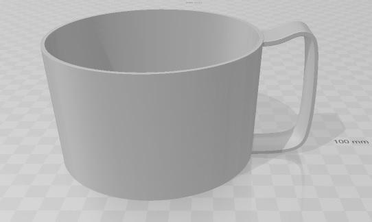 Cup ring with handle Circle K x large
