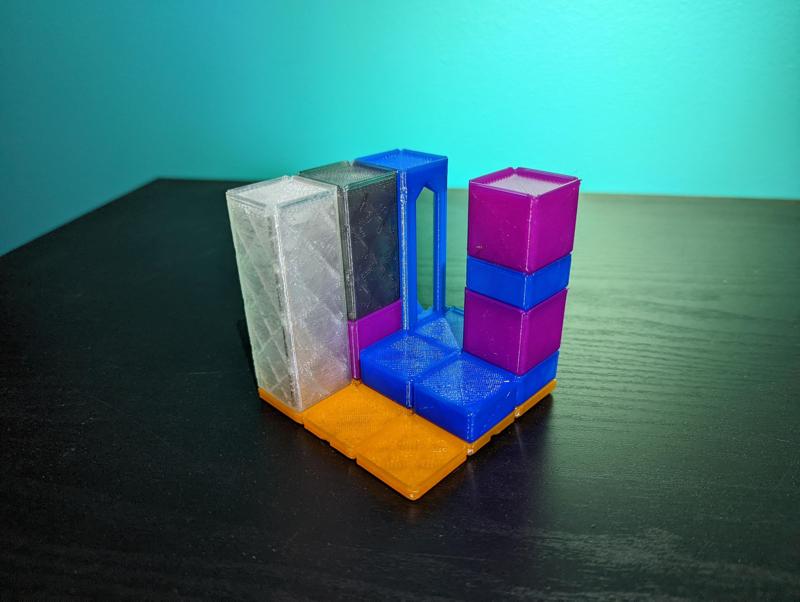 Modular Marble Drop Blocks Height Adjusted
