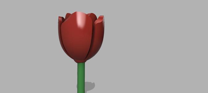 A Valentine Rose - Gift  Fusion 360 file