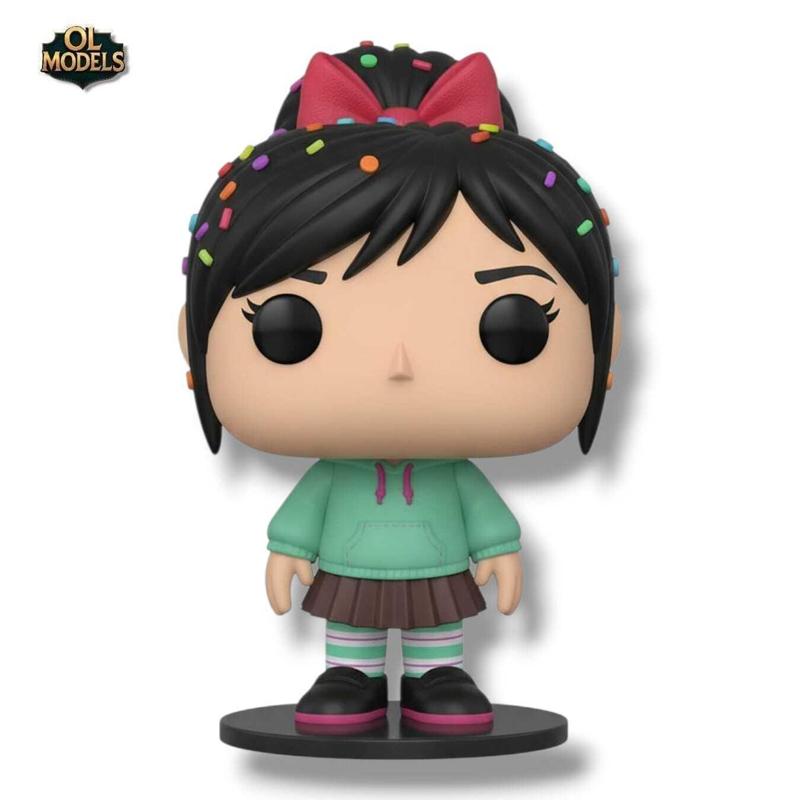 Vannellope von Schweetz Chibi Figure Wreck It Ralph 3D Model