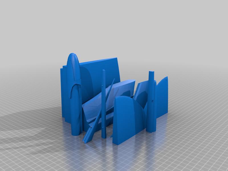 Enterprise-J Left half, Scaled 1:2500