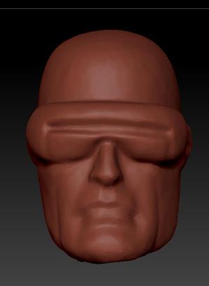 Marvel Select Cyclops 3d scan head