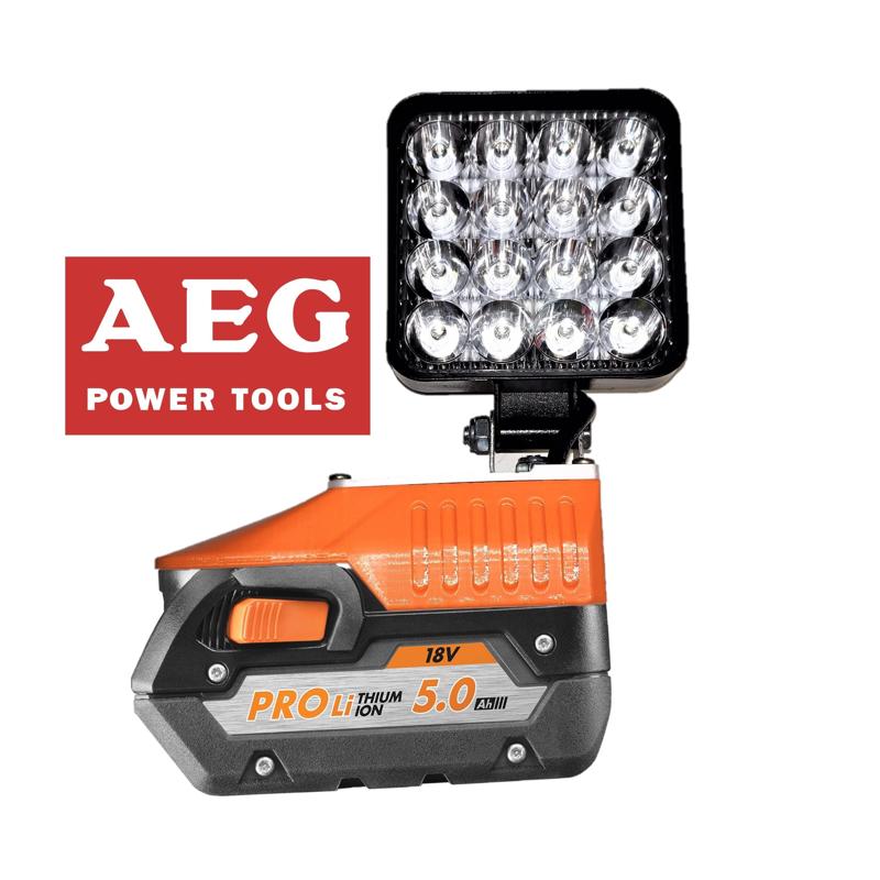 AEG RIDGID 18v spotlight