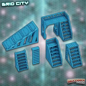 Grid City - Stairs & Ramps