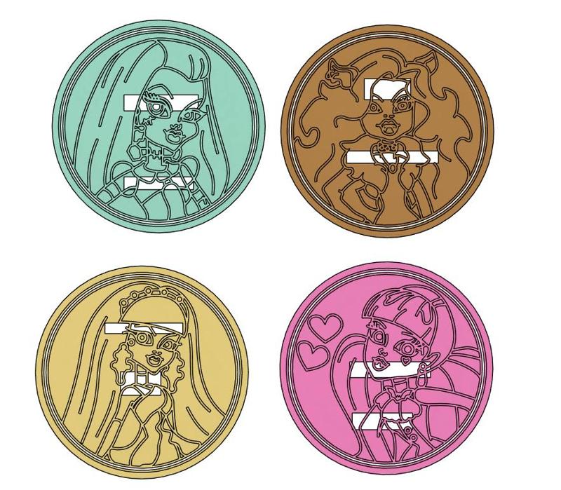 Cookie cutters -Monster high G1-.
