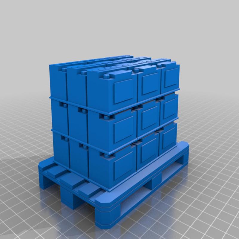 1/10 1/14.5 1/16 pallet with 27 car batteries