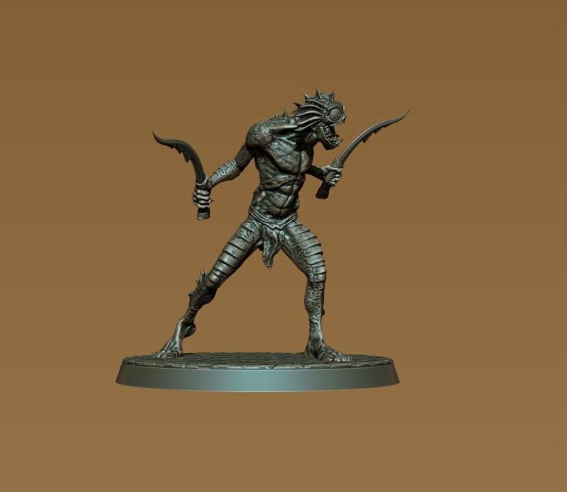 Deep one in 1:24 ( with knifes )