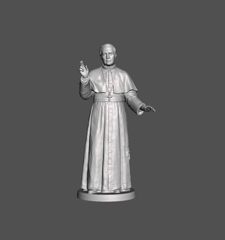 Pope Pius X statue - Estatua Papa Pio X
