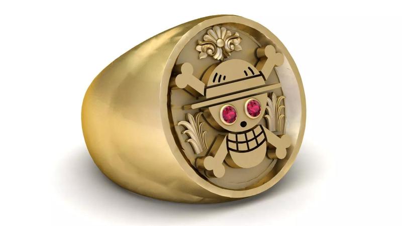 COWBOY SKULL RING 3D PRINTABLE MODEL