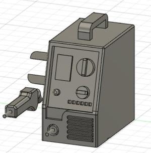 1/18 Soudeuse au mig / mig welder diecast