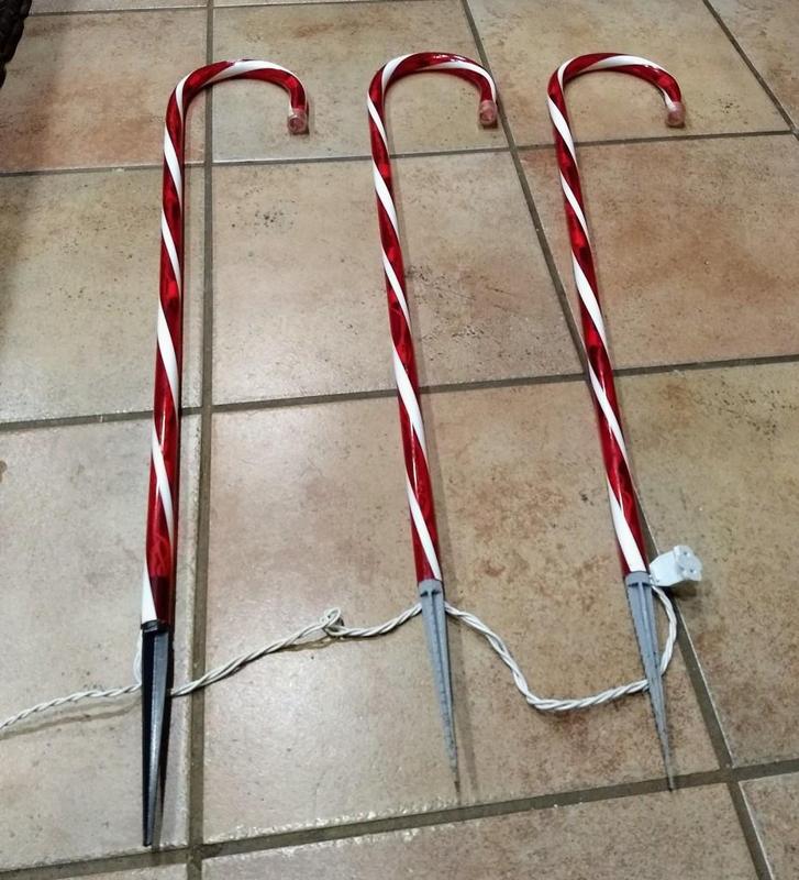 Replacement Yard Stake for Decorative Candy Canes
