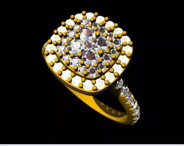 Cluster ring 3dm file
