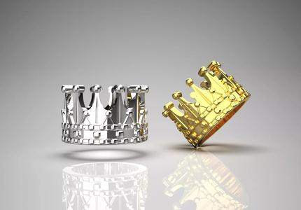 crown gold ring gr0023