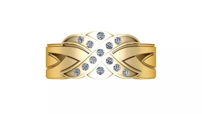 CROWN STYLE RING 3D PRINTABLE MODEL