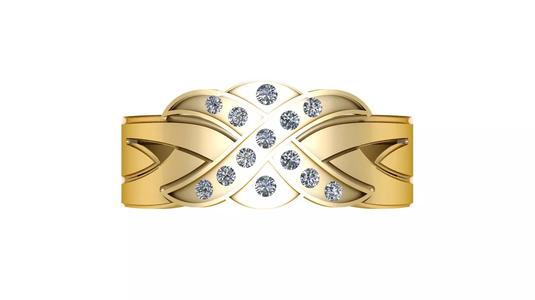 CROWN STYLE RING 3D PRINTABLE MODEL