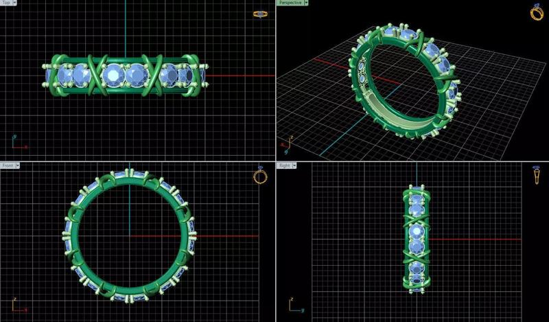 CG20230006 - X ring - diamond shine