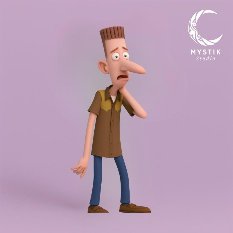 Stinky Peterson – Cartoon 3D figure from Hey Arnold