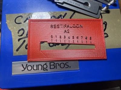 BEST / Falcon SFIC A2 key gauge