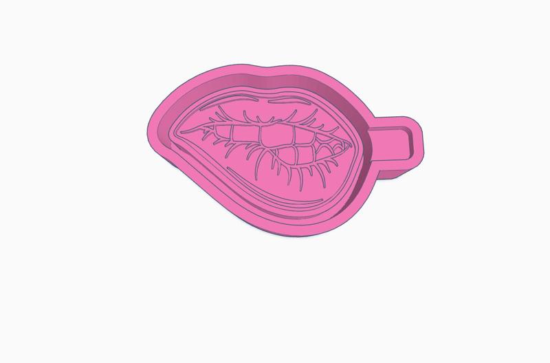 Biting Lip Mold Housing STL