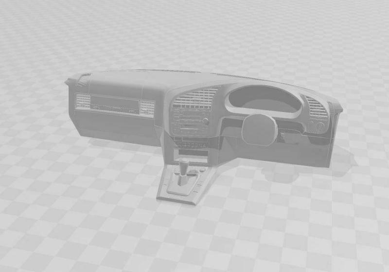 DASHBOARD BMW E36 SADS RC DRIFT 1/10