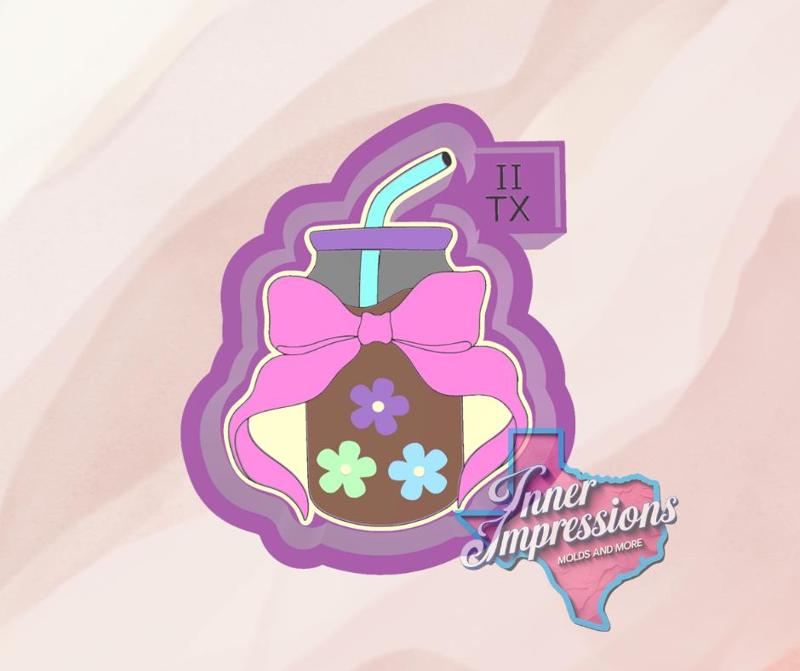 Flower Ice Coffee Freshie Mold