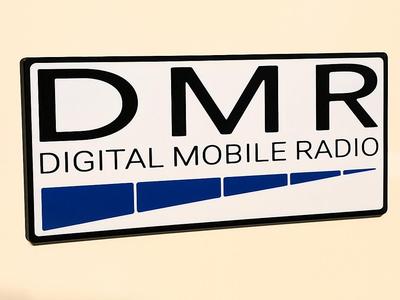 DMR Digital Mobile Radio Logo Magnet - HAM Radio