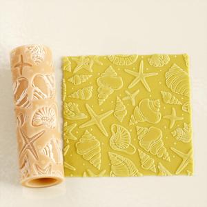 Shells and Starfish Texture Roller no.2