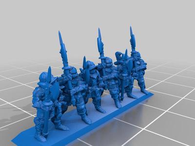 Warmaster Empire Halberdiers