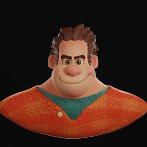 RALPH THE DEMOLISHER 3D - FAN ART