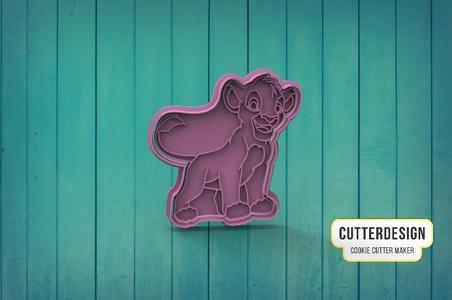 Simba Rey Leon The Lion King Cookie cutter M3