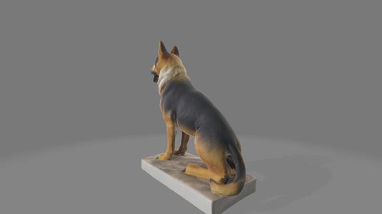 German Shepherd Statue – Alert Standing Pose
