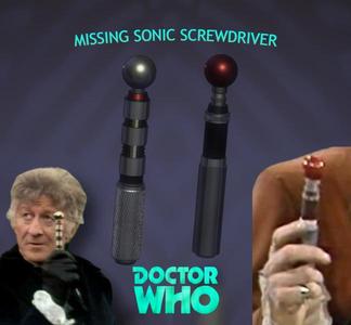 Doctor Who Sonic Screwdriver 3th Jon Pertwee MISSING SONIC