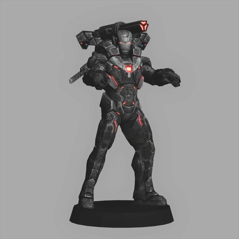 Warmachine Mk4 - Avengers Infinity War LOW POLYGONS AND NEW EDITION